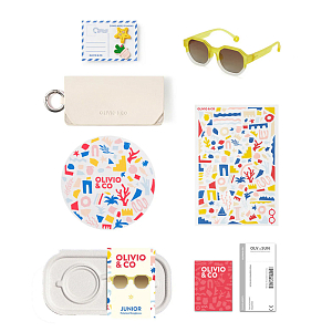 Солнцезащитные очки OLIVIO & CO "Солнечный коралл", желтые